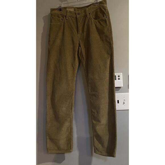Levis Corduroy Pants 5 Pocket Straight‎ Leg Original Fit Womens 29x30 New - Picture 1 of 11
